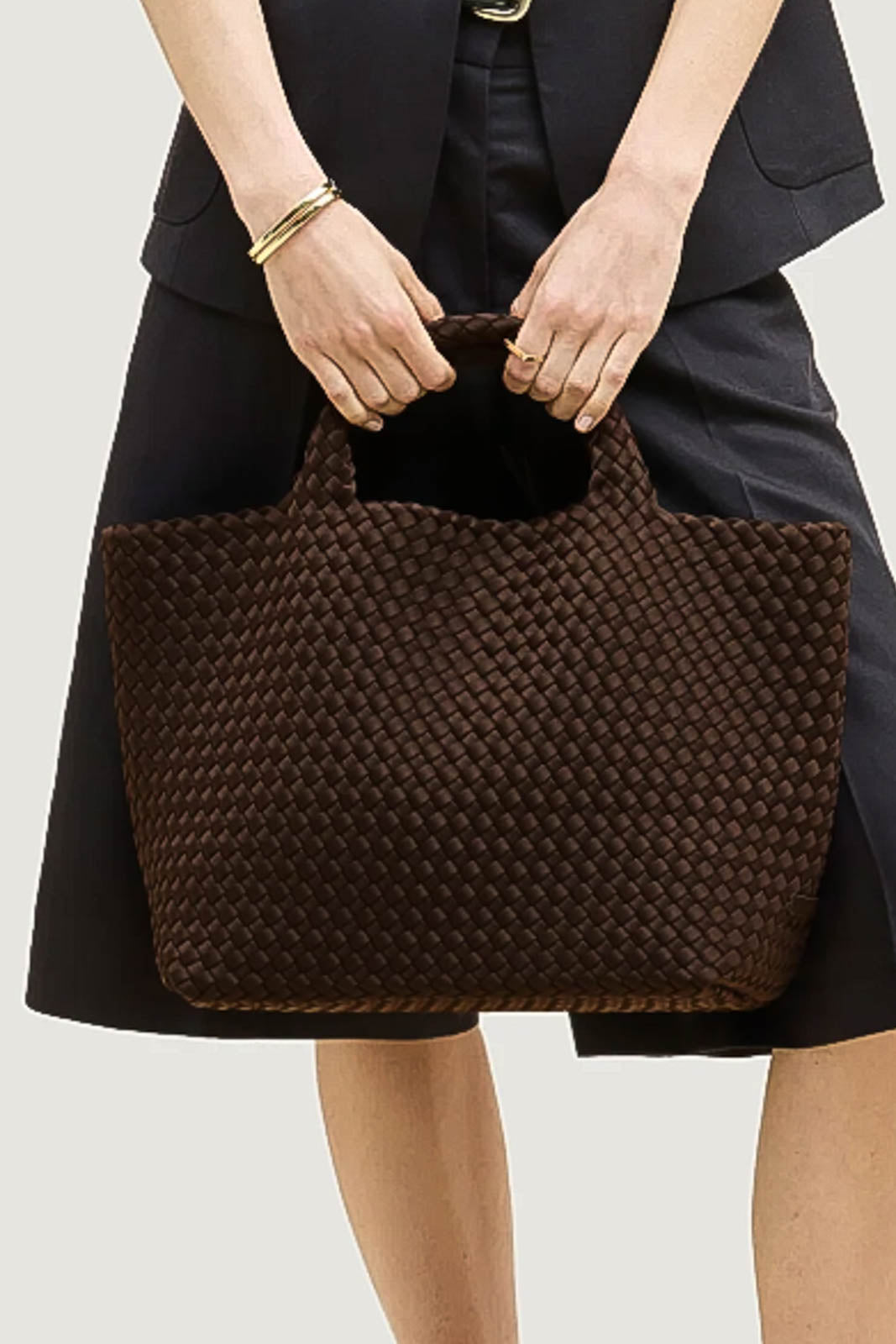 Naghedi, Bag St. Barths Medium in Chocolate