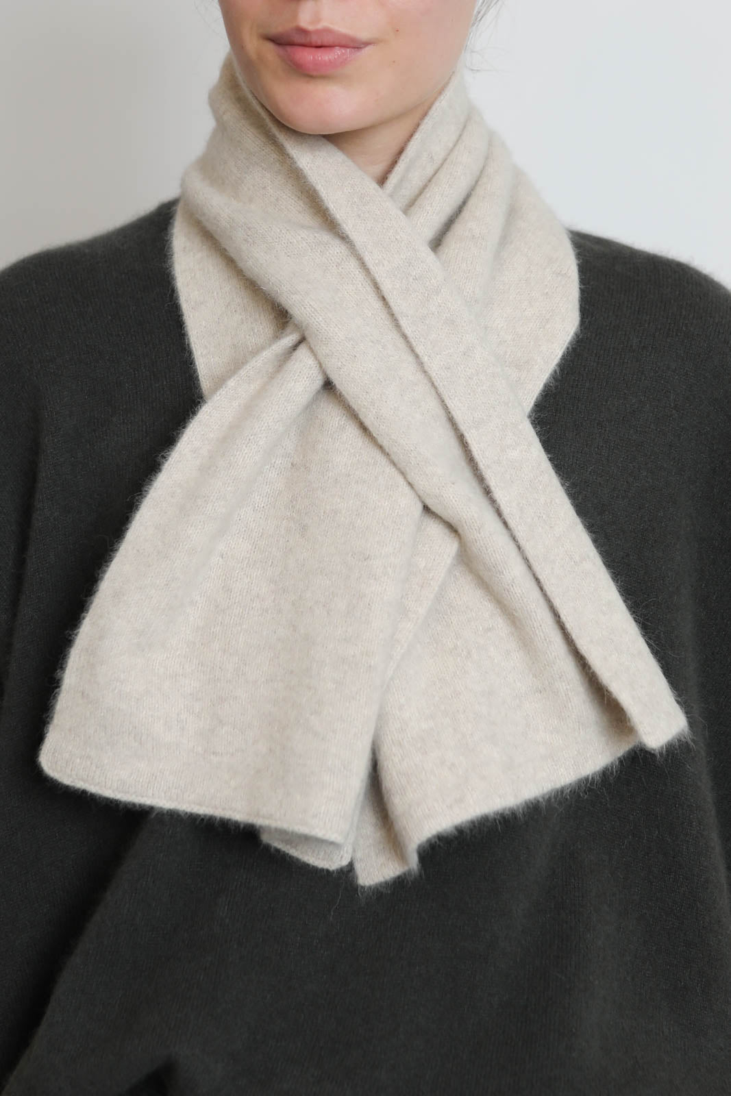 C. T. Plage, scarf Stole in Ivory