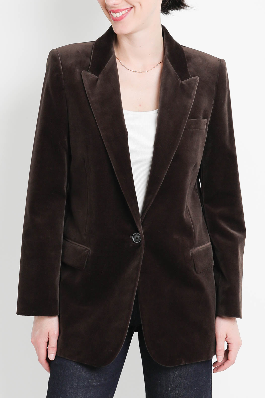 Nili Lotan, Diane blazer in espresso
