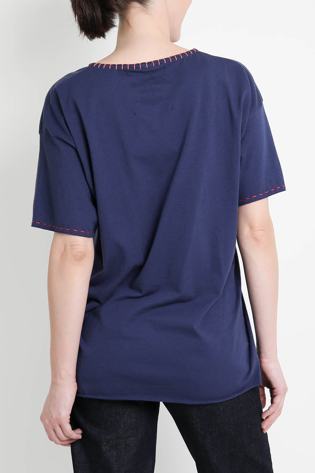 Fish Club, T-shirt Rolling Stones in Navy