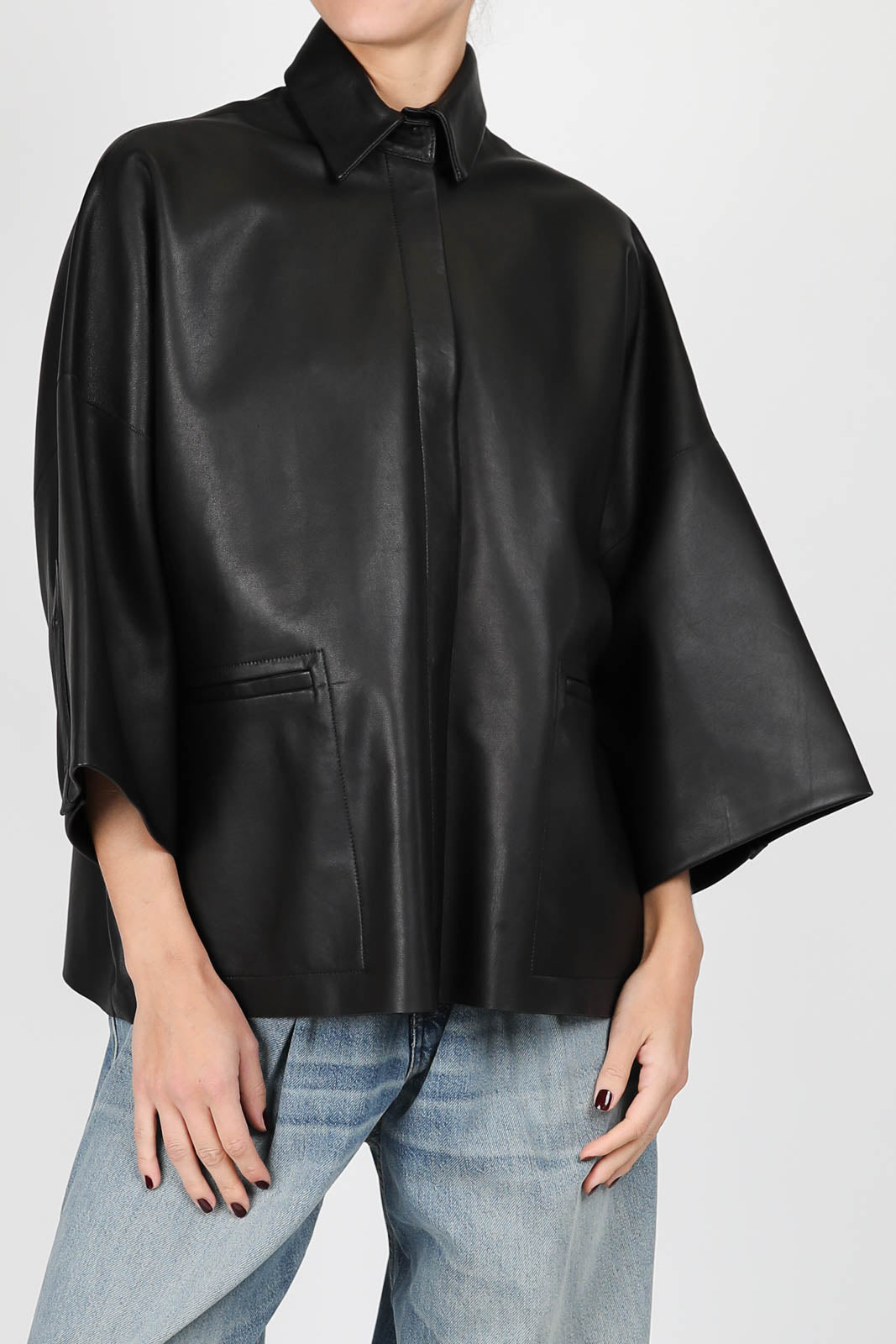 Bobby blouse/overshirt in black