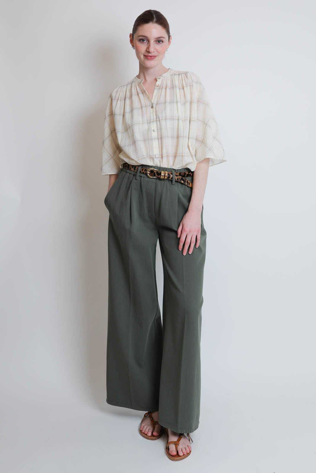 Forte-Forte, Crepe Voile Blouse in Lattementa