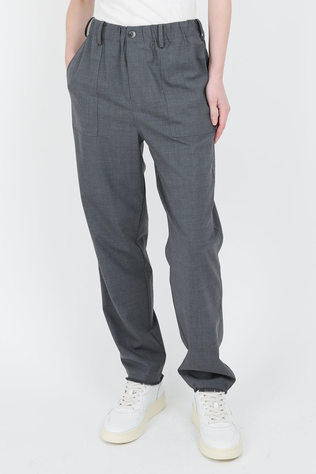 Mercer trousers in Charcoal Melange