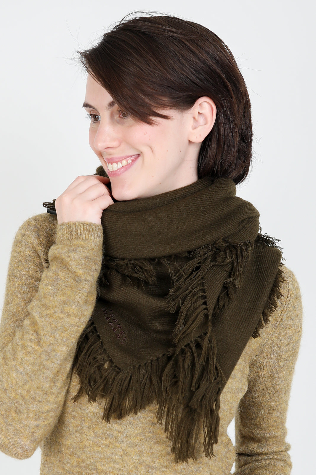 Zila scarf in bronze