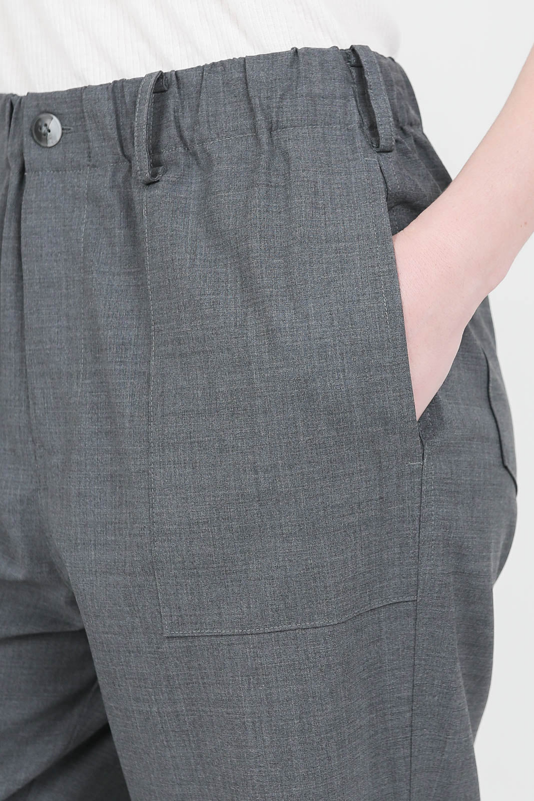 Mercer trousers in Charcoal Melange