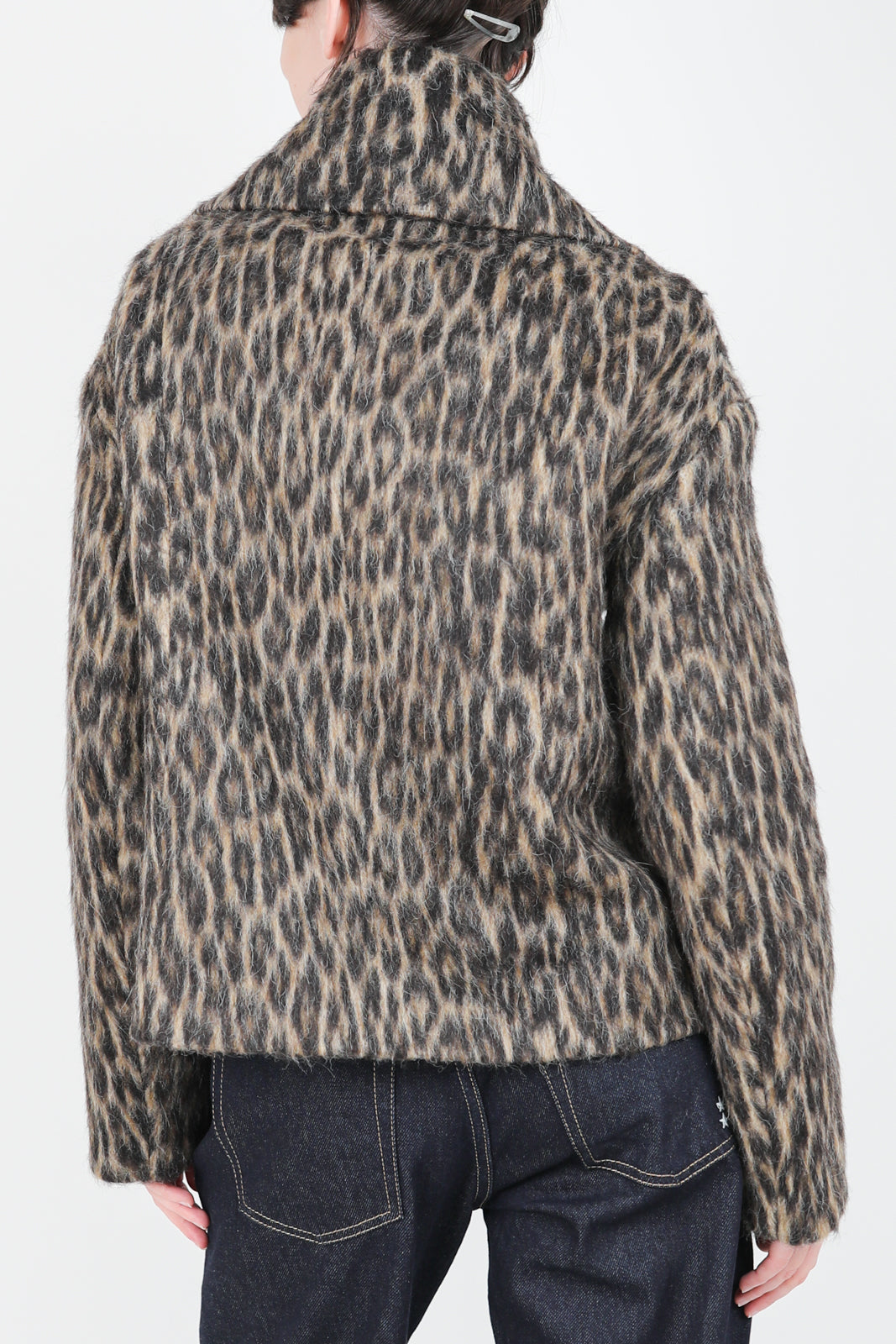 Ebby jacket in leopard print