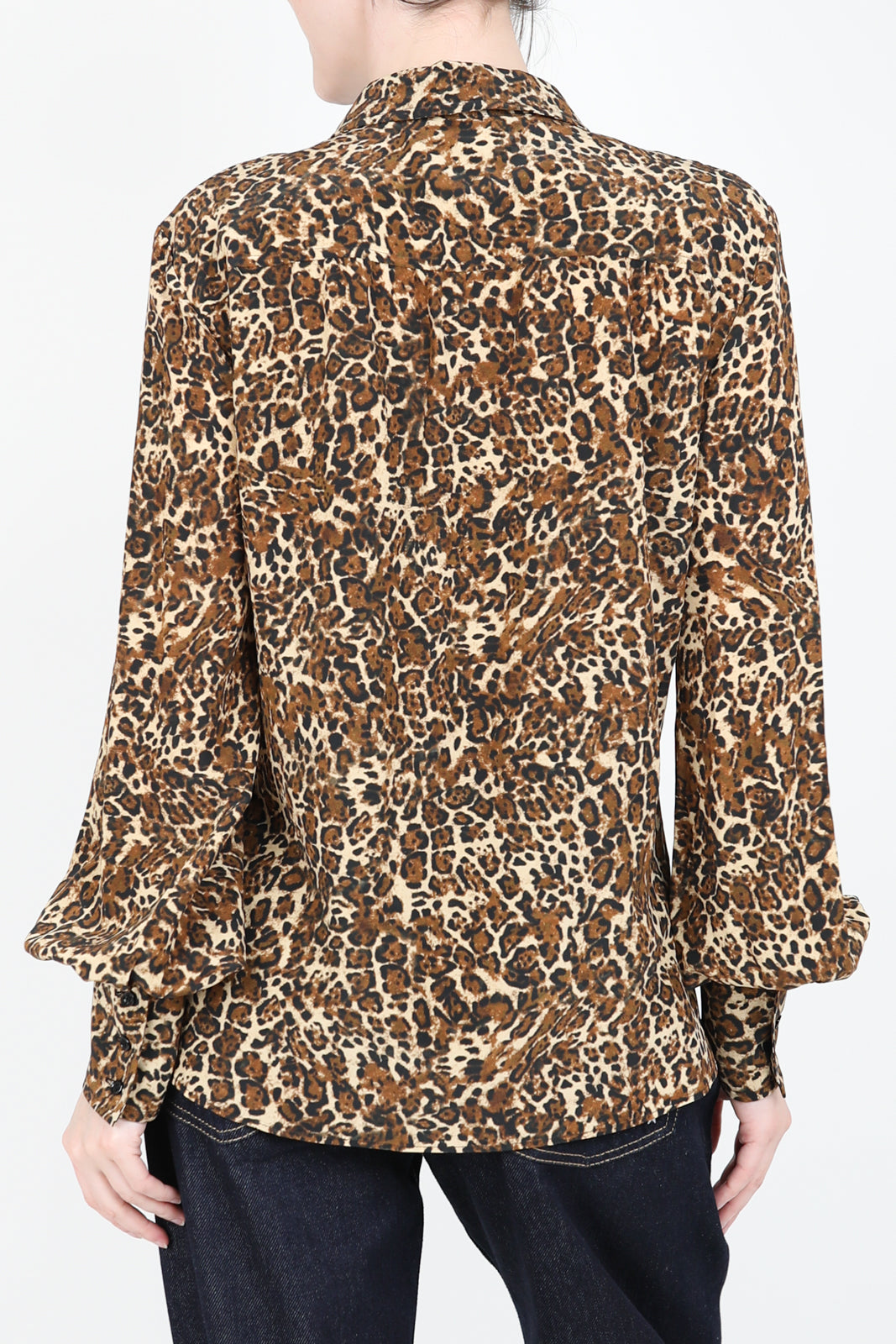 Teysa blouse in leopard