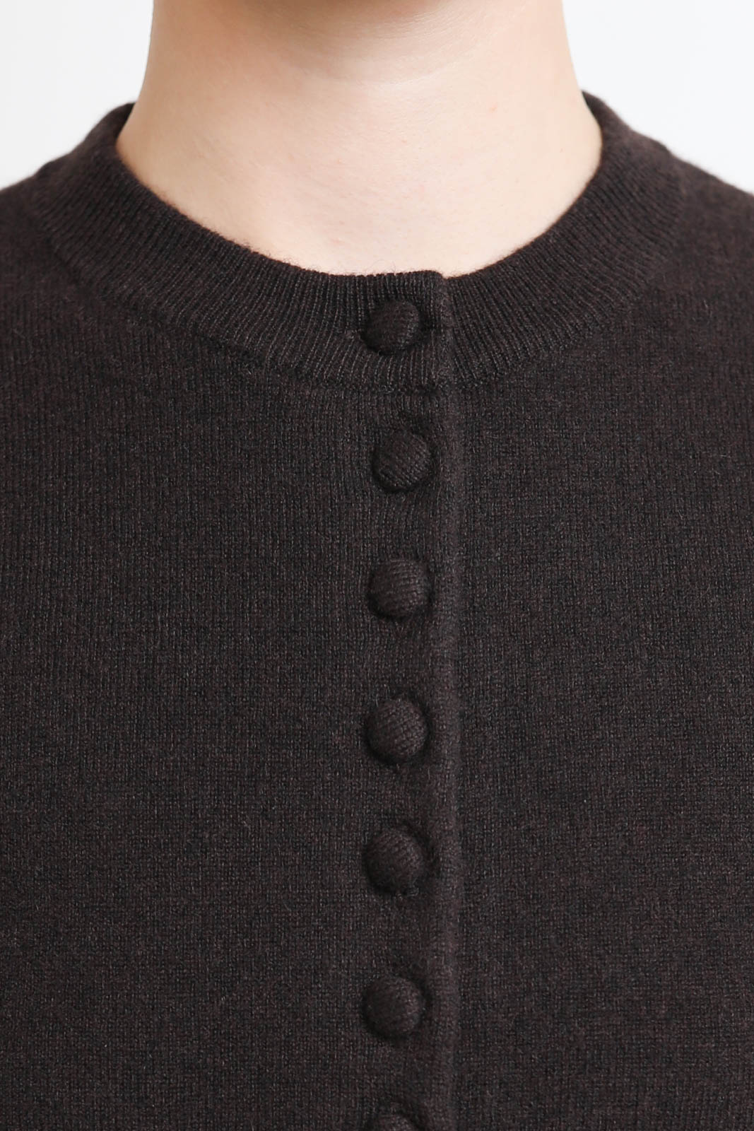 Lisa Yang, Cardigan Wilona in Dark Oak