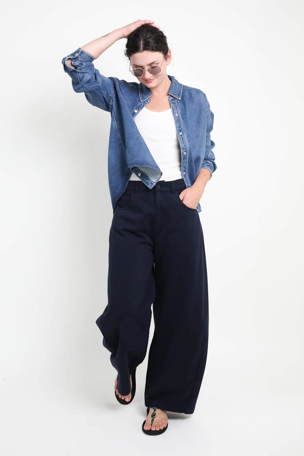 Xirena Gia blouse in Voyage Blue