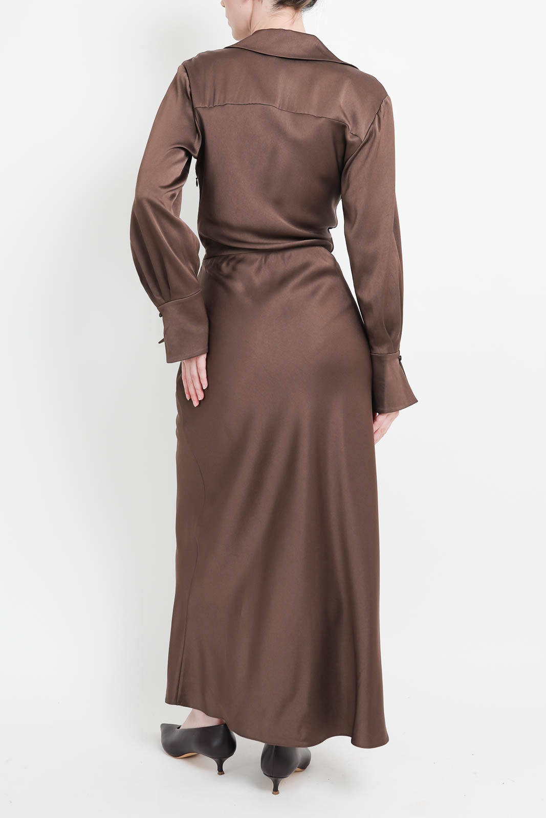 Simkhai dress Talita in Cocoa