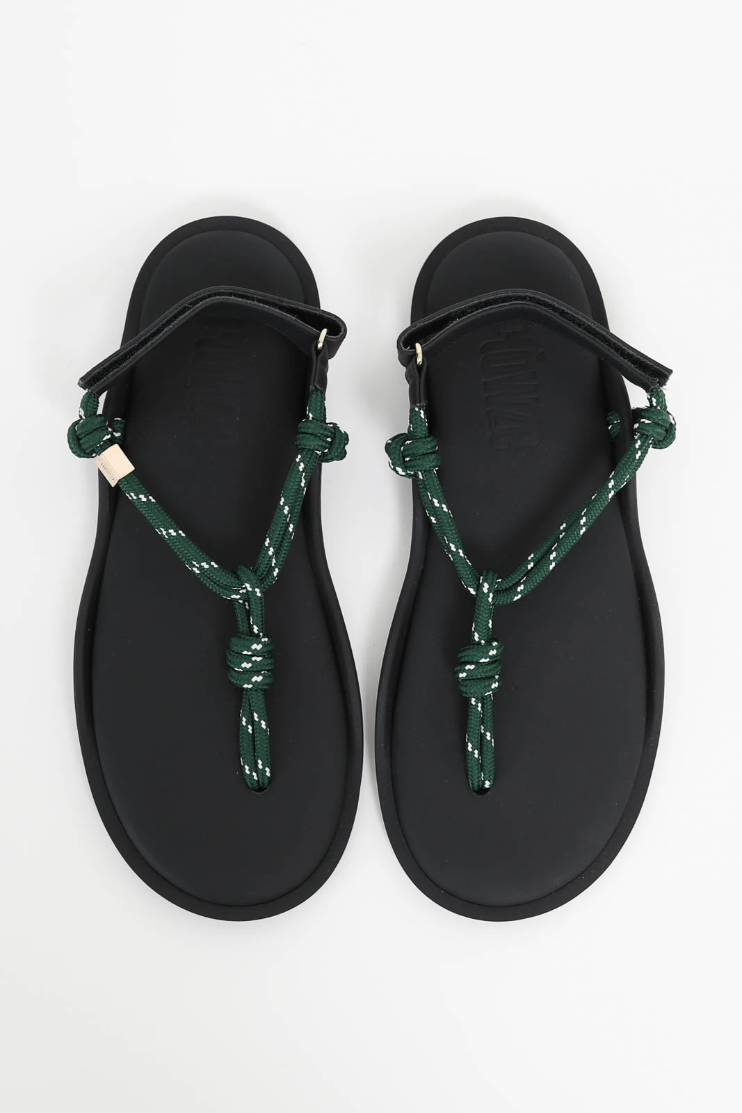 Flòwze, Flò sandals in Forest Green