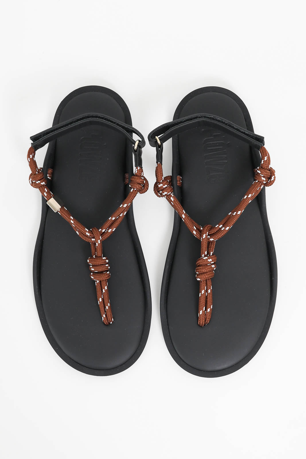 Flòwze, Flò sandals in brown