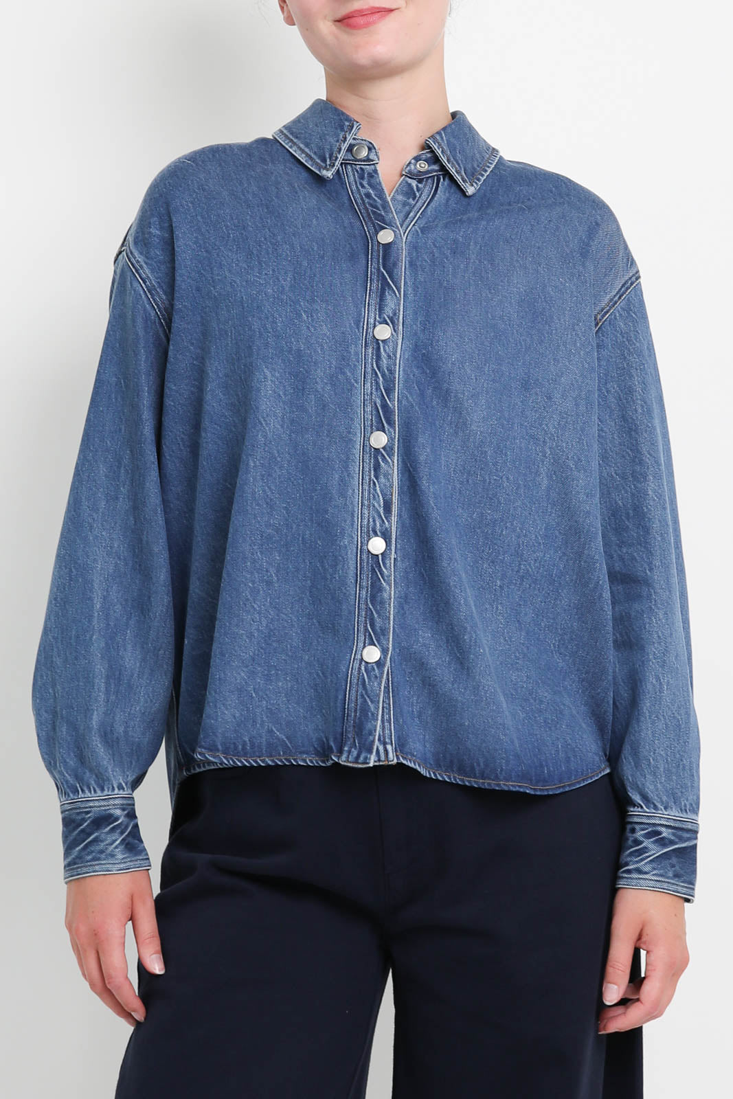 Xirena Gia blouse in Voyage Blue