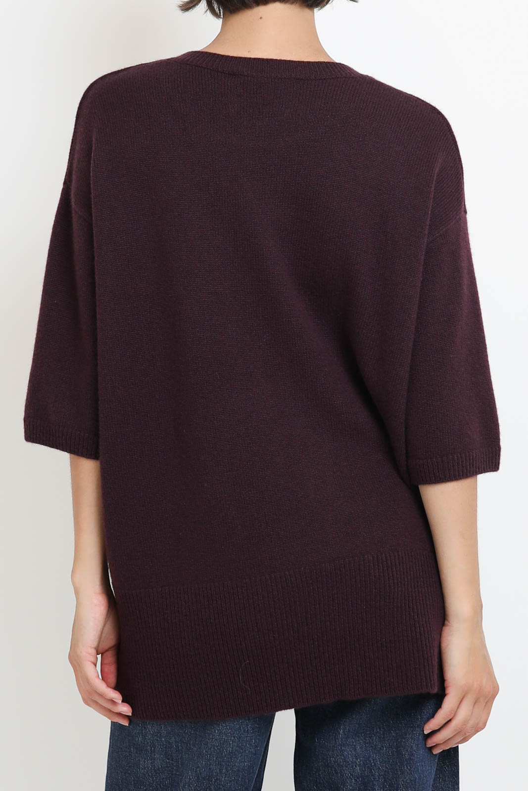 Camille sweater in mahogany