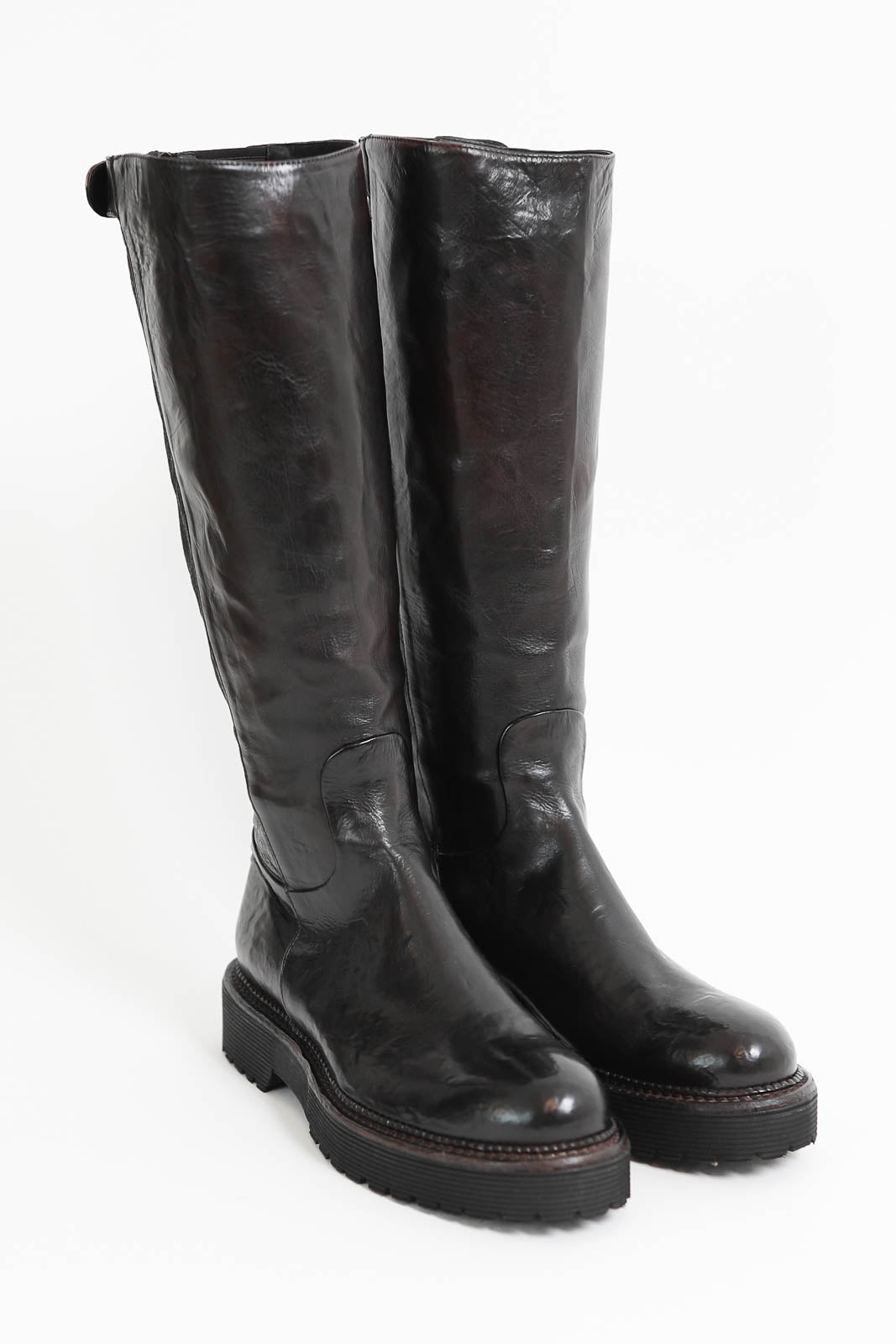 King, Tuffatino Nappa boots in Ebano