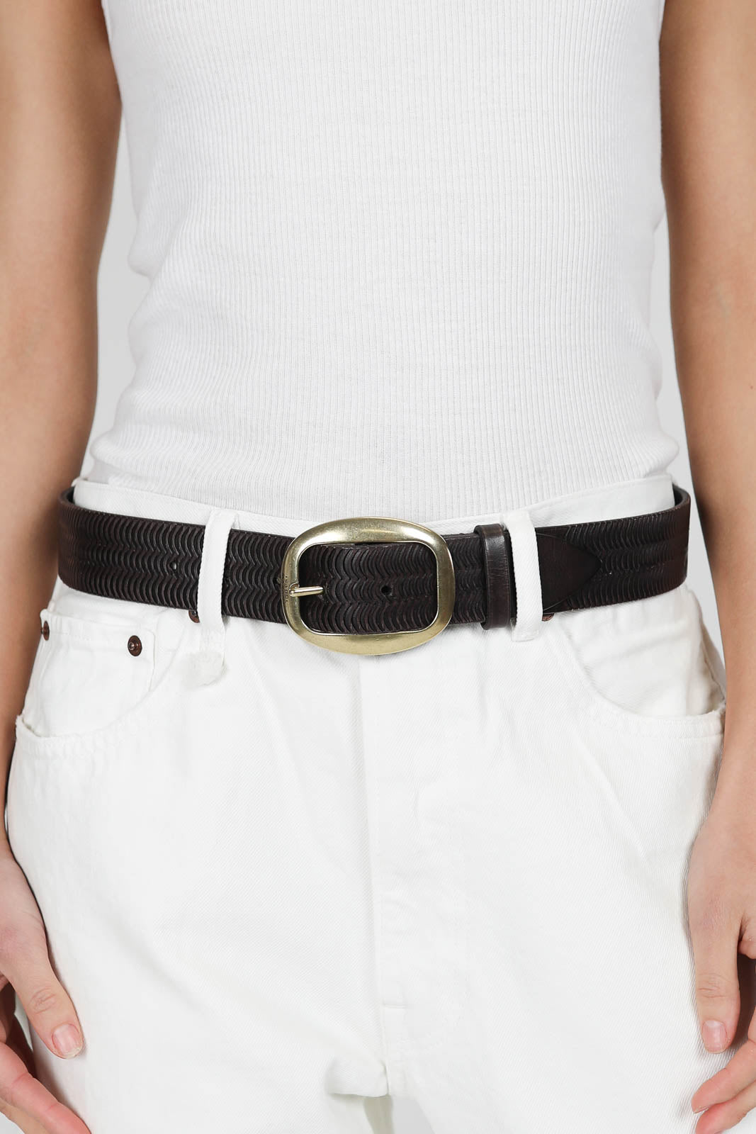 Dara belt in dark brown