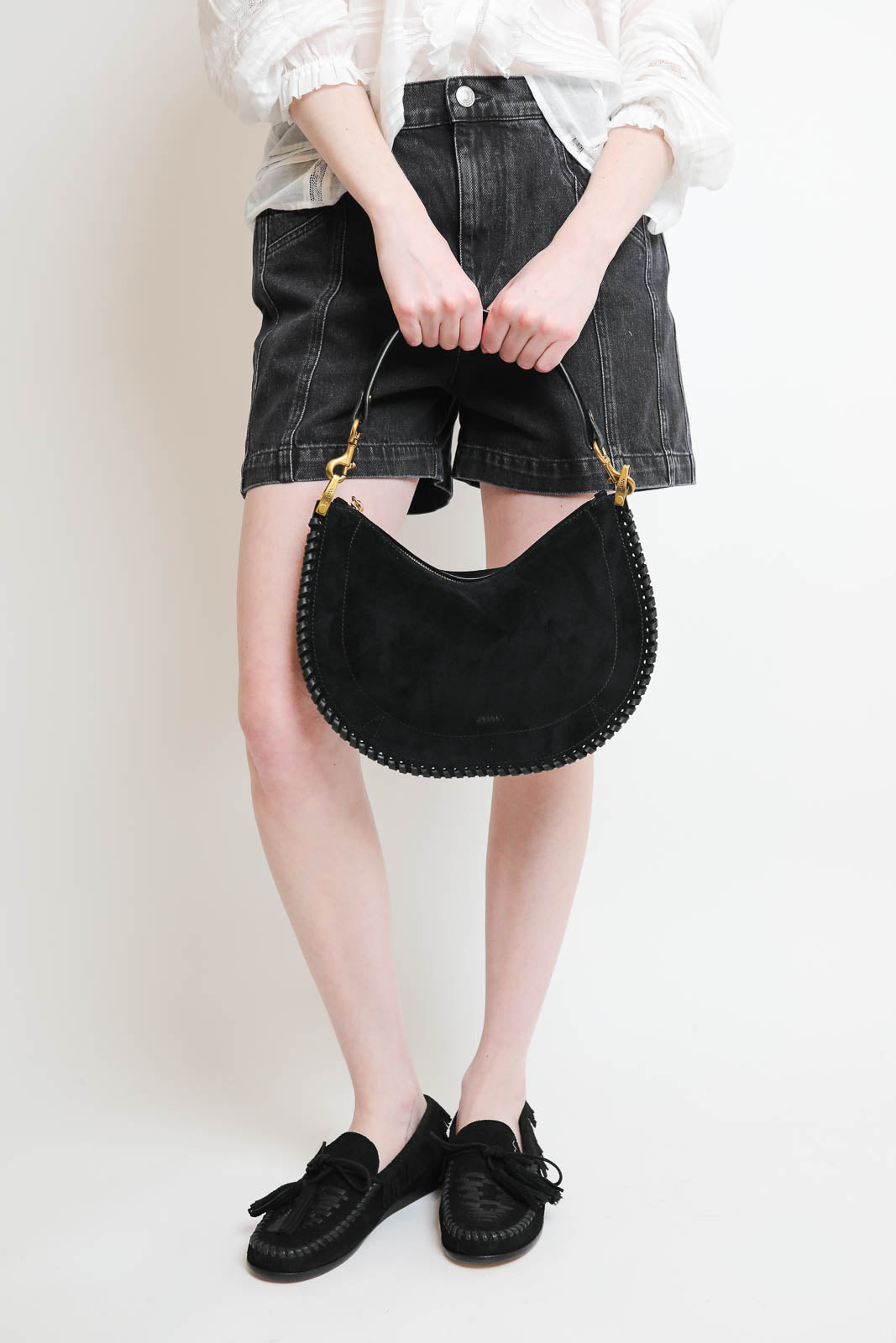 Isabel Marant, Oskan Soft Zip Bag in black