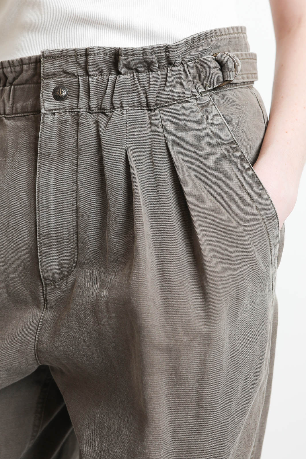 Neriah trousers in dark bronze
