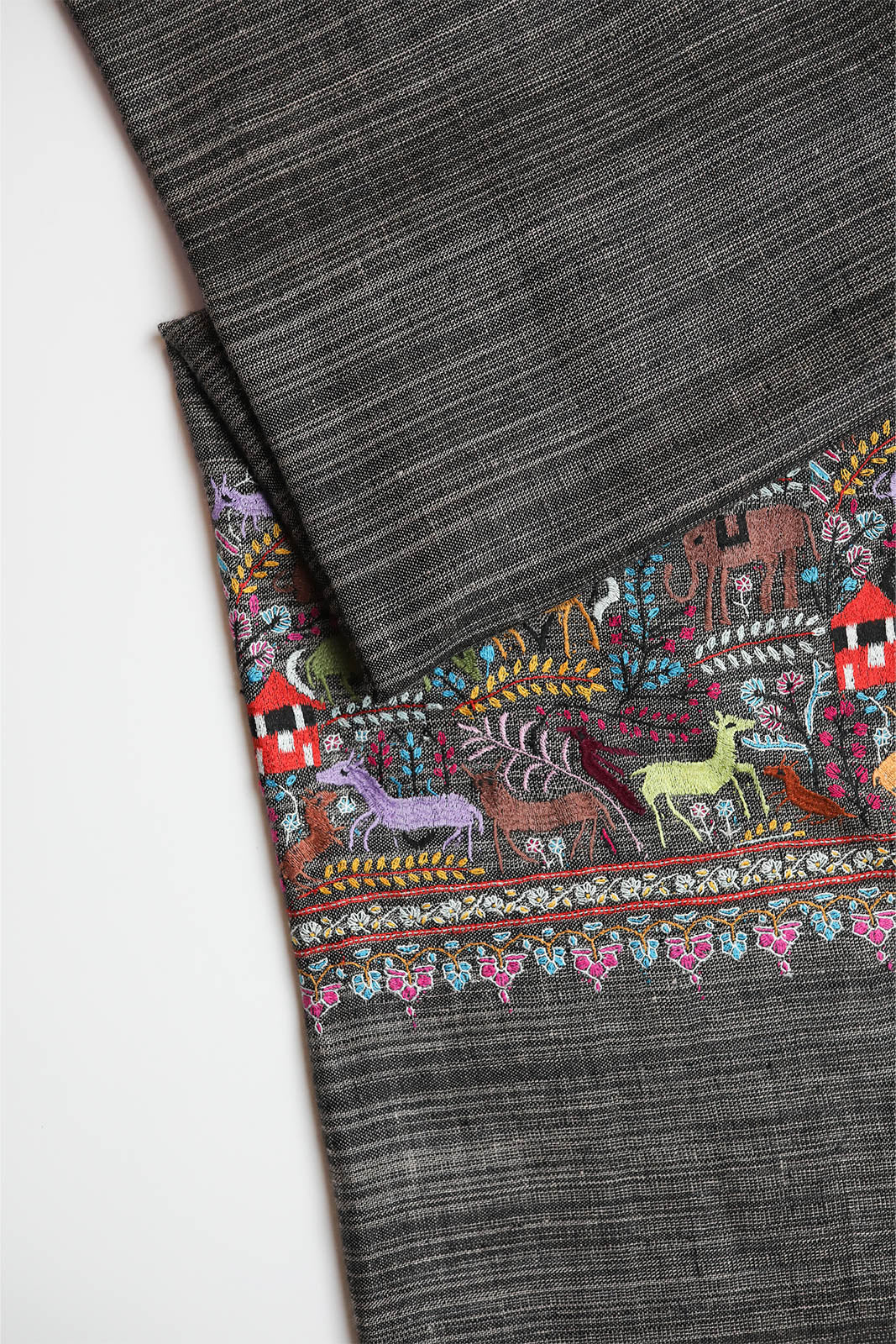 Pashmina 2 scarf in black/multicolor