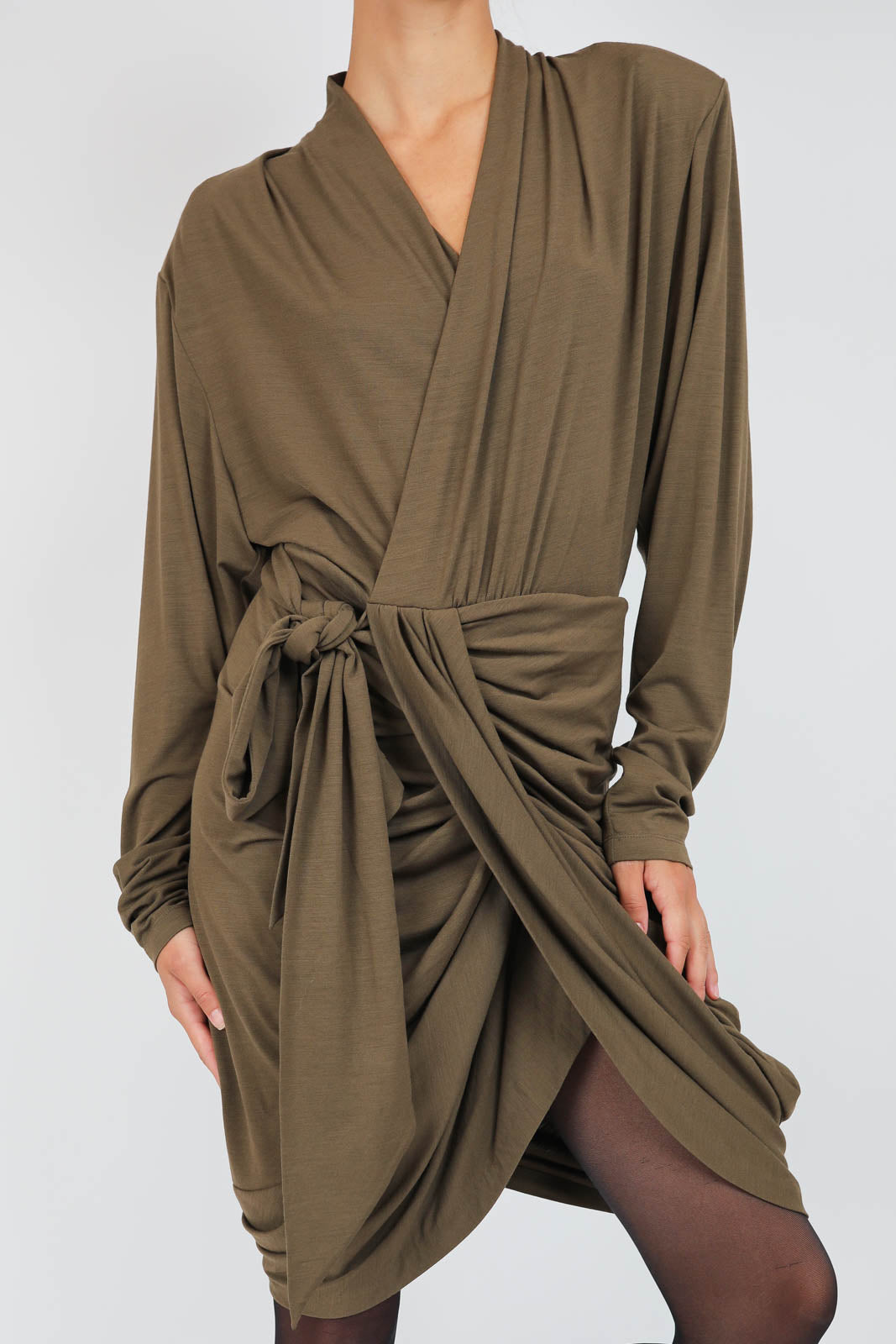 Cleora dress in bronze