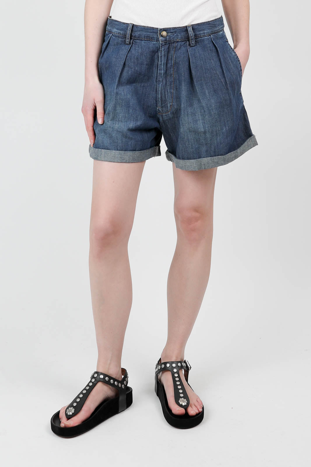 Blair shorts in Seymour Indigo