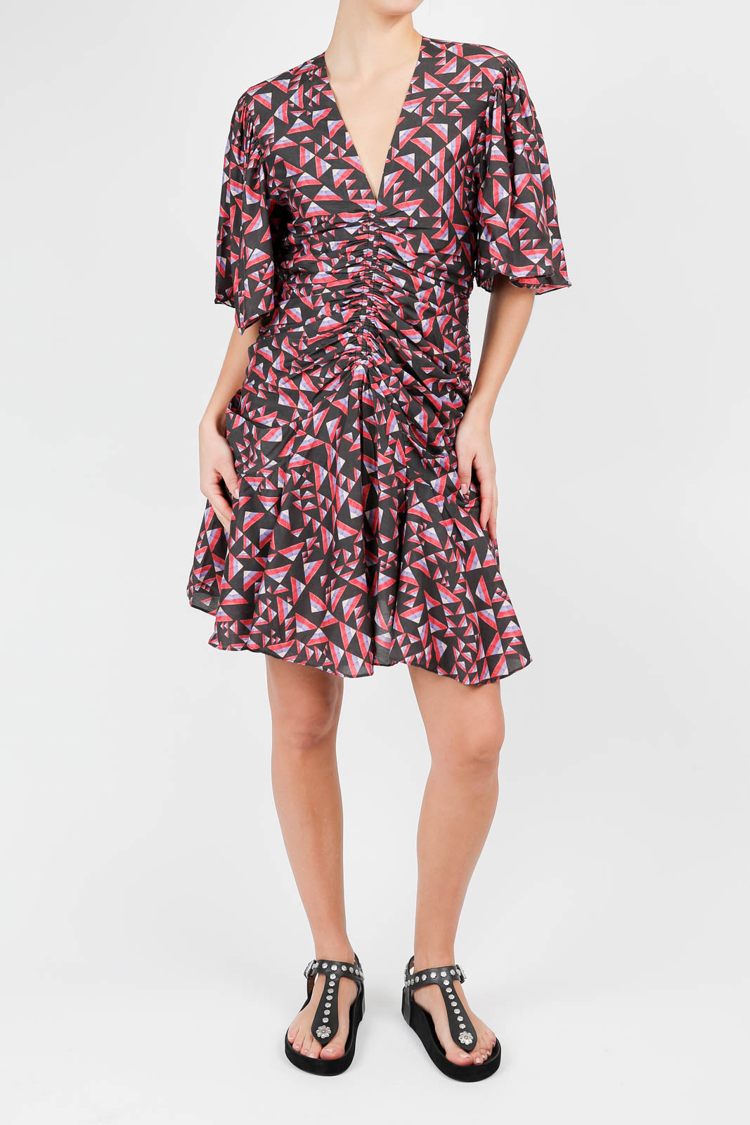 Lienne dress in Black/Multicolor