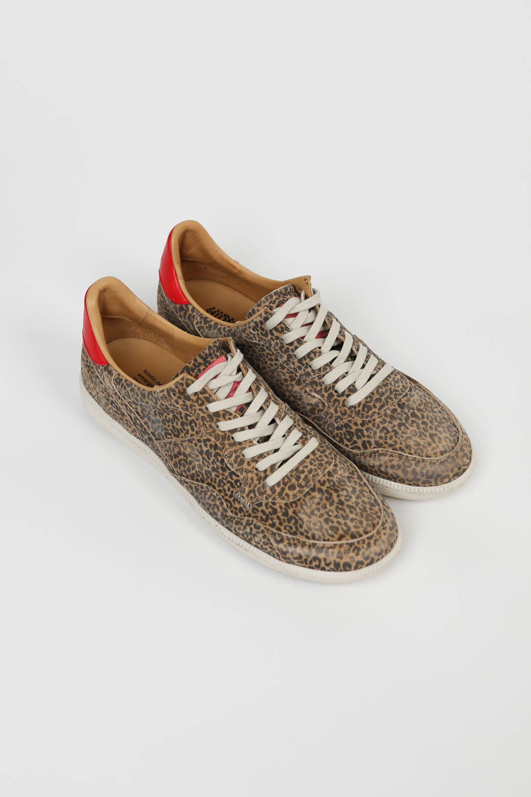 Sneakers Mega T in Brown Cheetah/Red