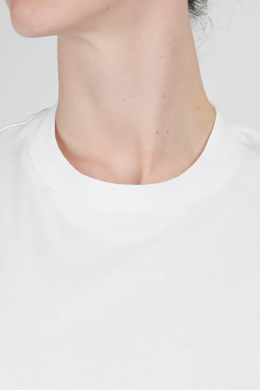 Cotton T-shirt in white