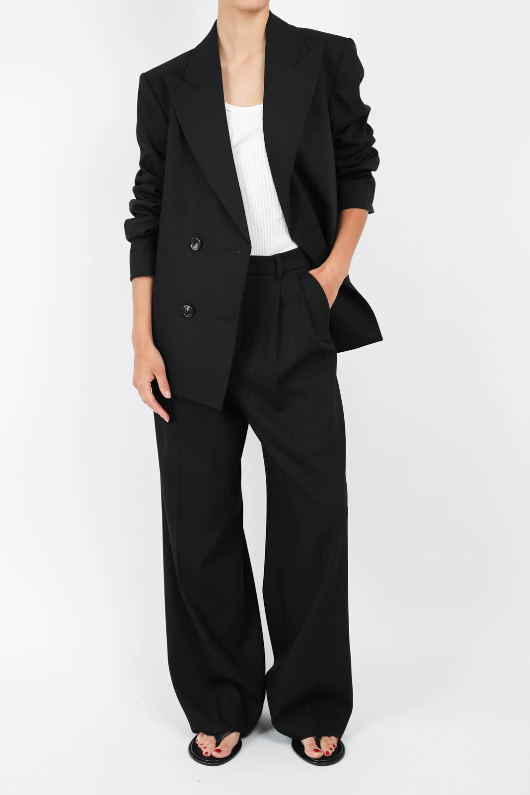 Connie trousers in black