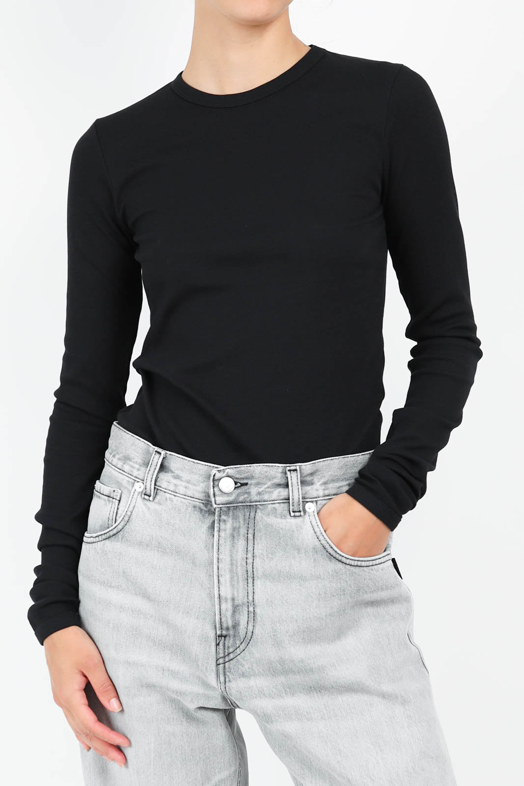 Mor long sleeve shirt in black