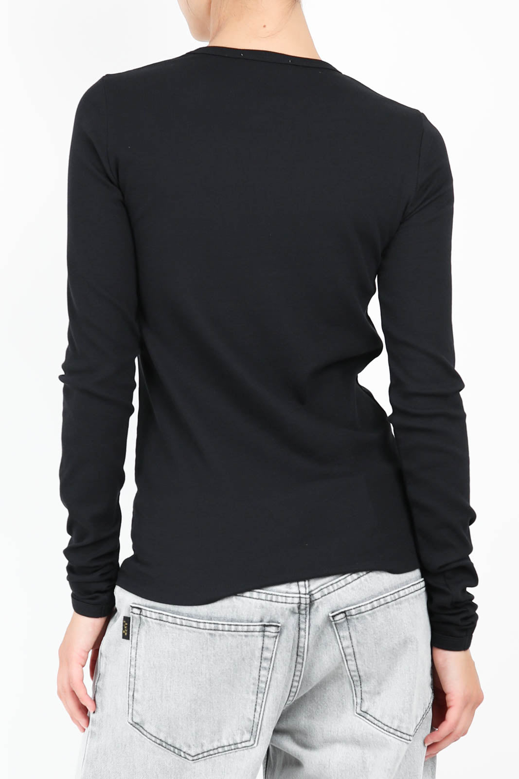 Mor long sleeve shirt in black