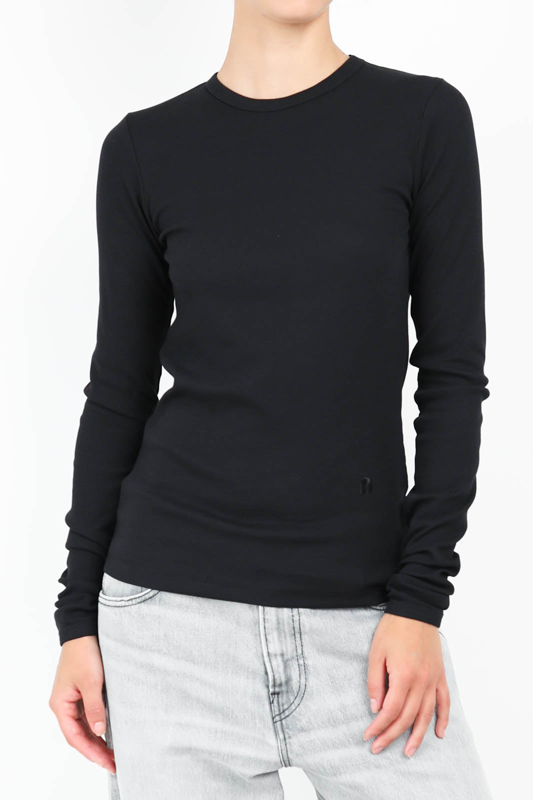 Mor long sleeve shirt in black