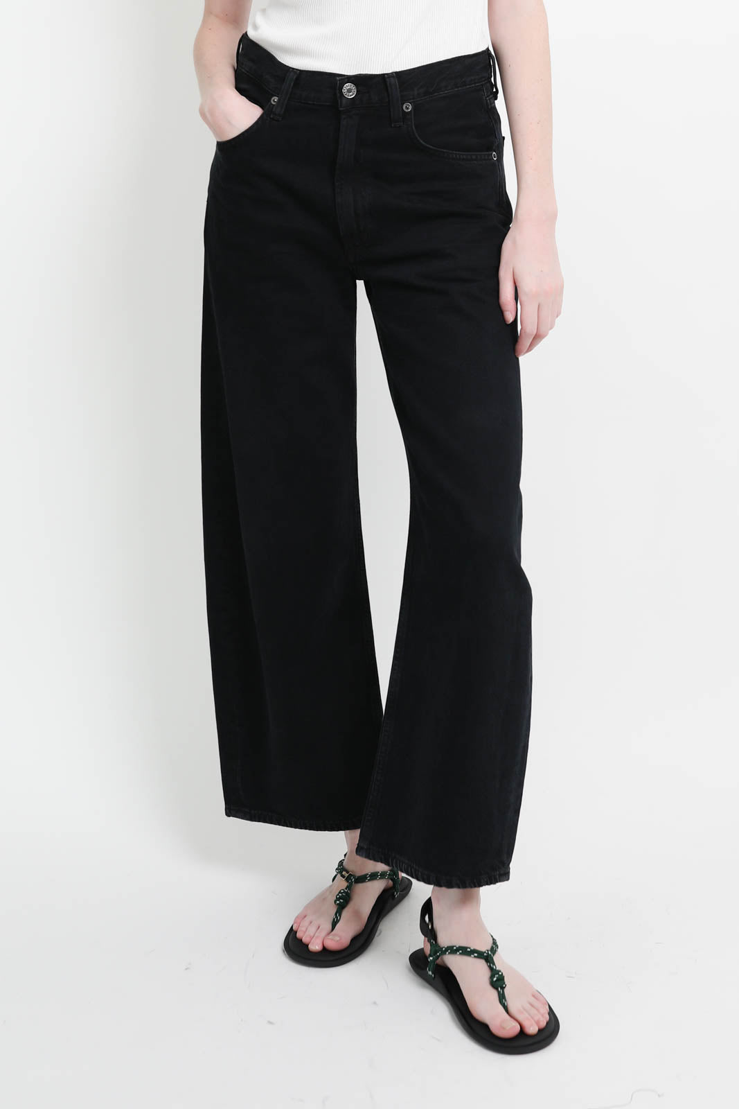 Agolde, Jeans Low Curve in Crushed