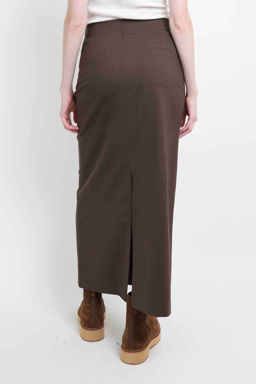 Loulou de Saison, Skirt Samos in brown