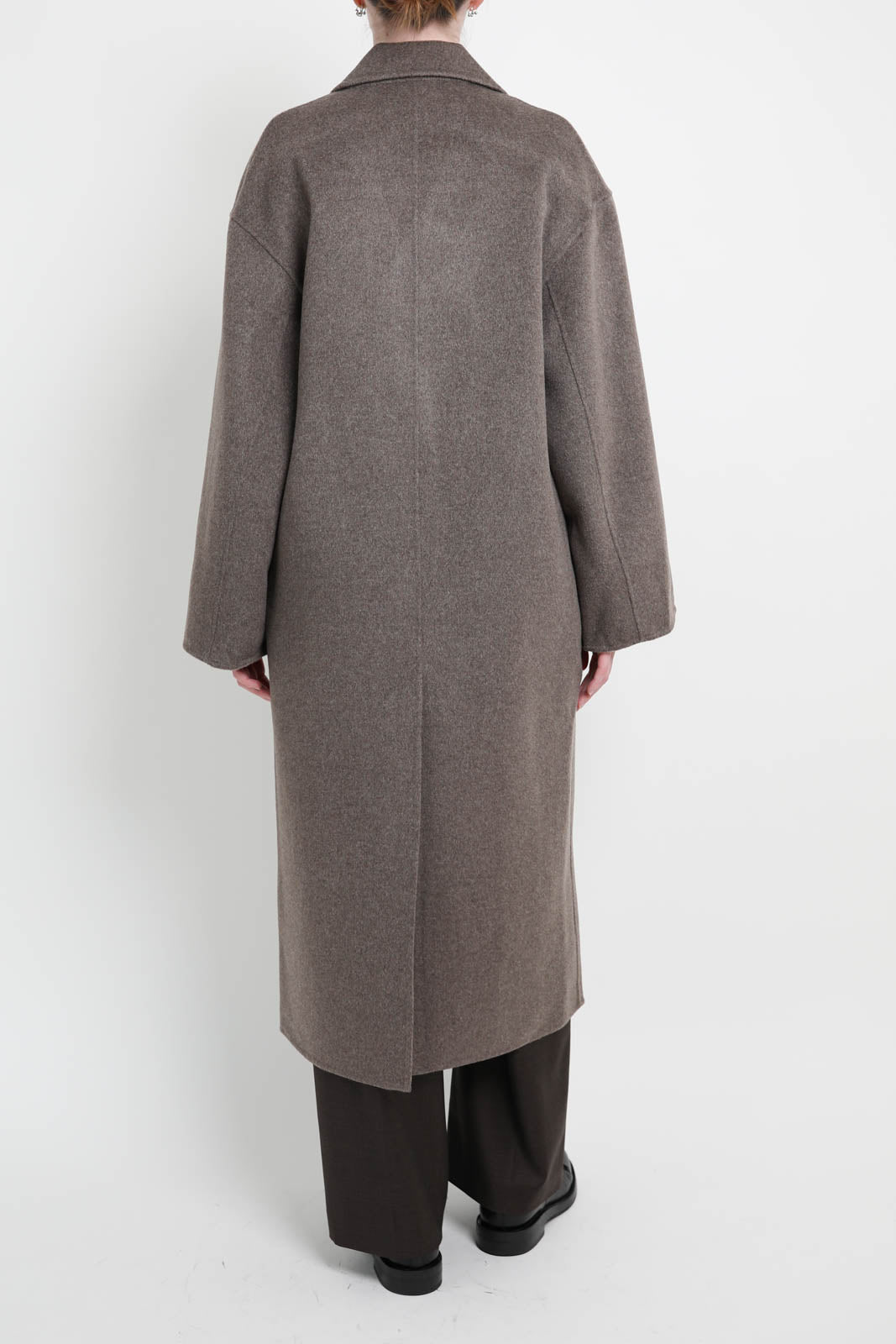 Loulou de Saison, Borneo coat in taupe melange