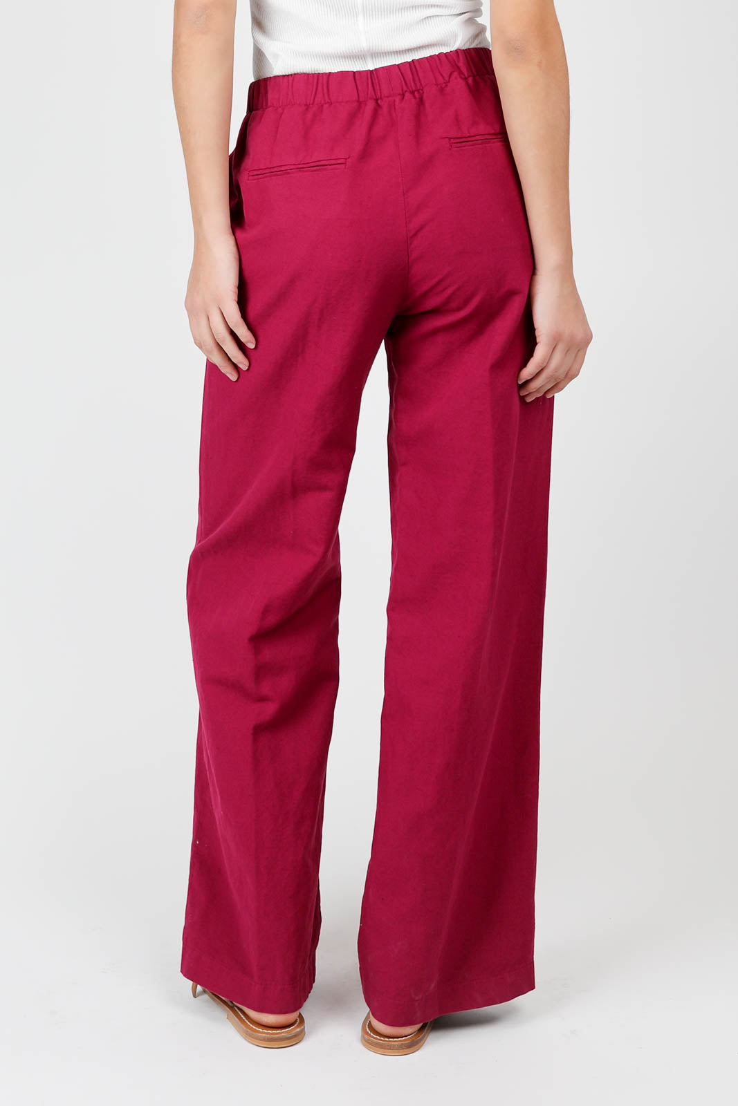 Pants in fuchsia