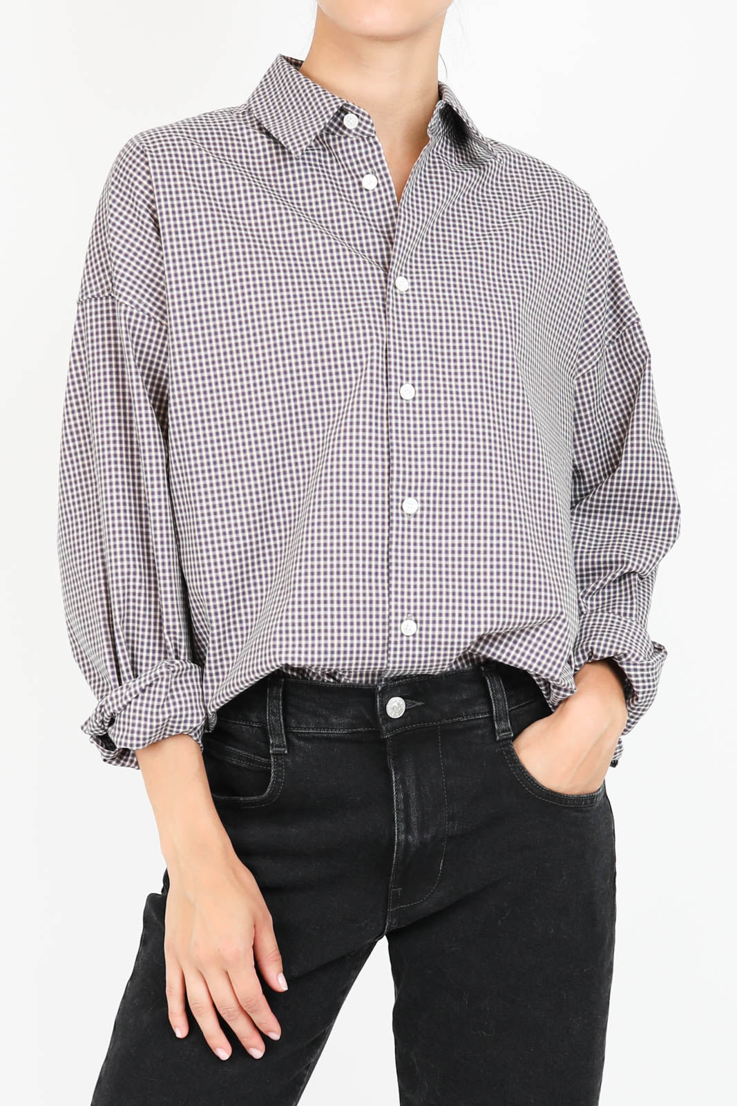 Clean Uniform blouse in Heirloom Check