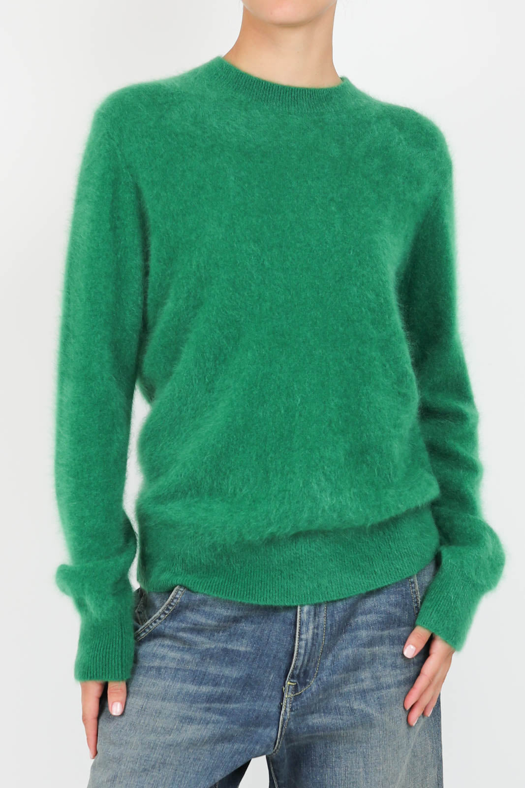 Sweater unisex in green