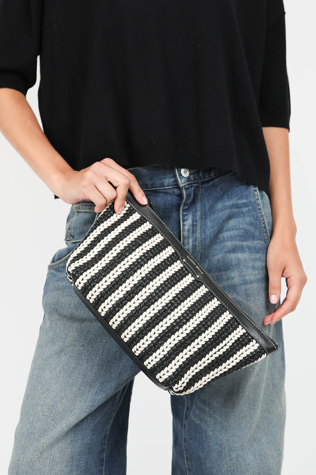 Bag Pochette in Noir/Blanc