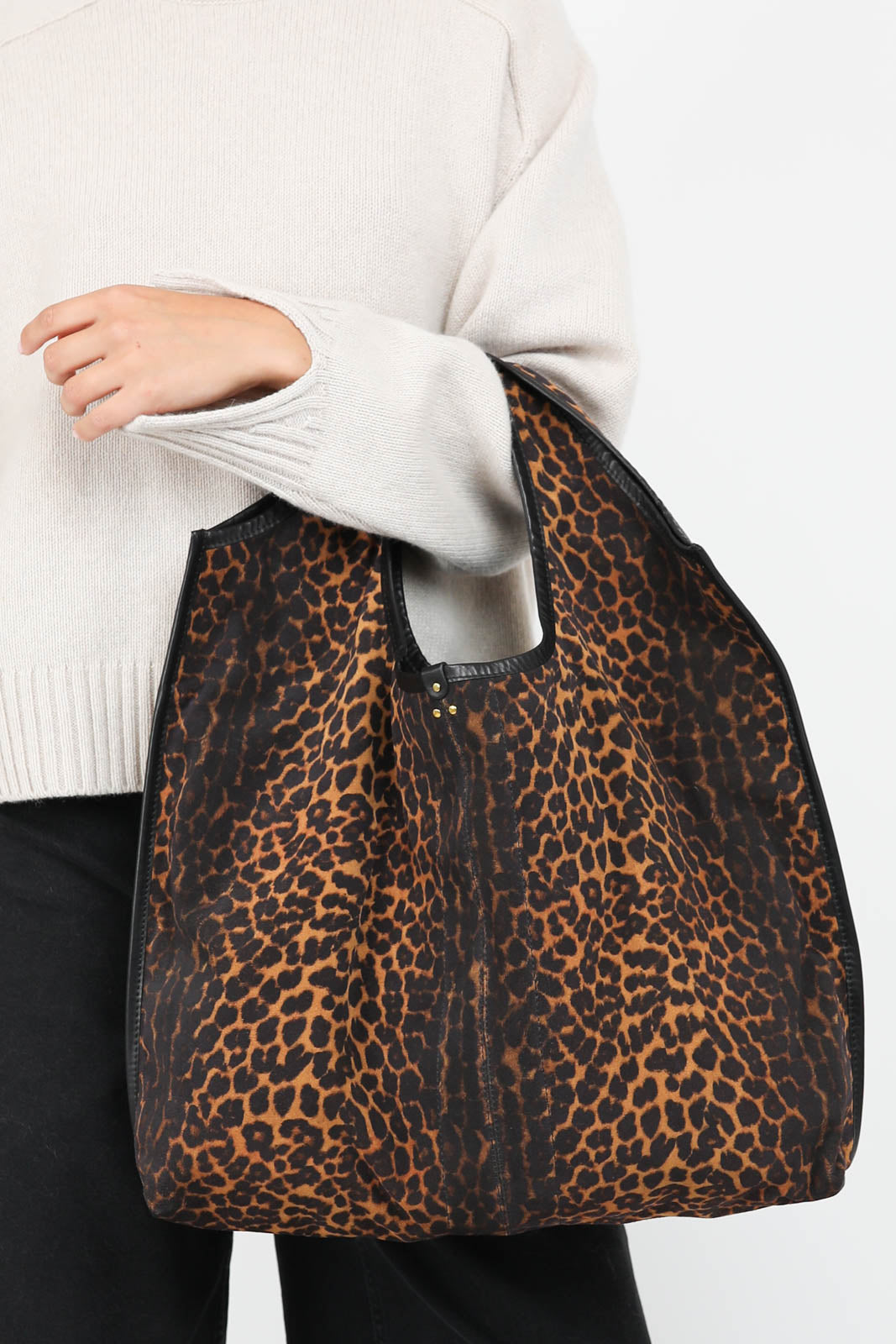 Bag Paco in Leopard Chamois