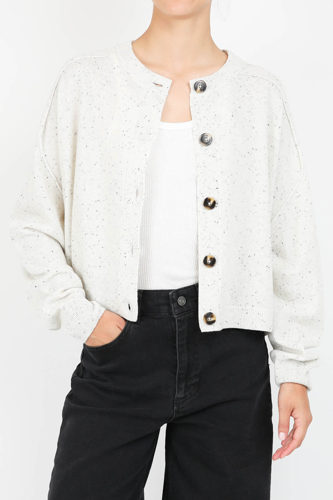 Cardigan Douve in Nuage