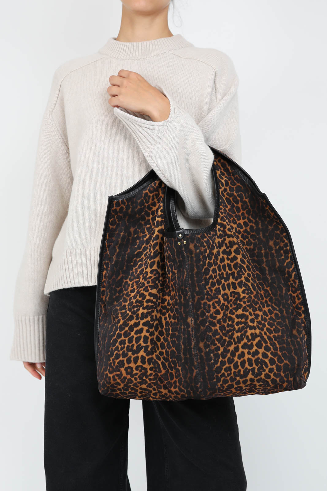 Bag Paco in Leopard Chamois