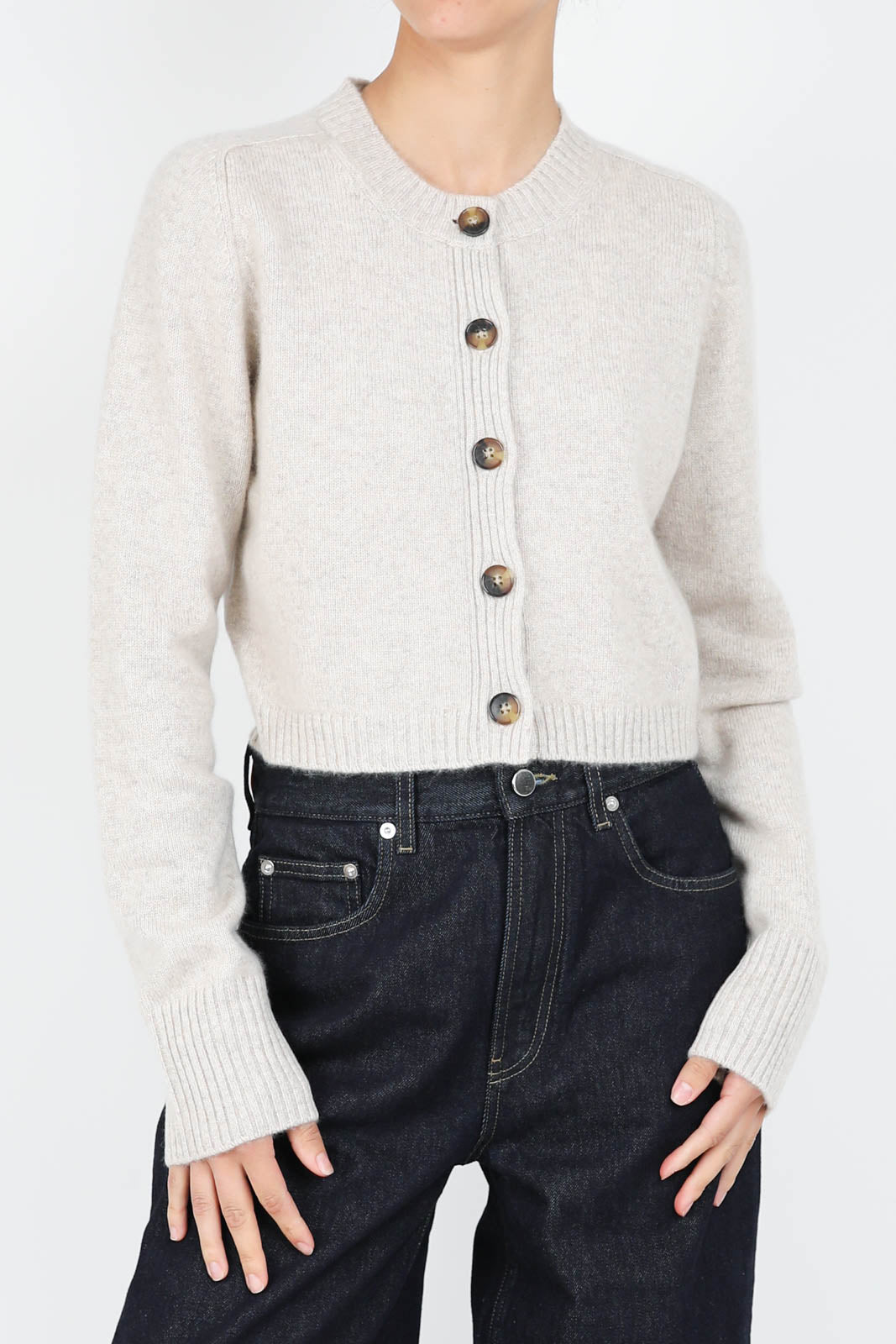 Zephir cardigan in beige melange