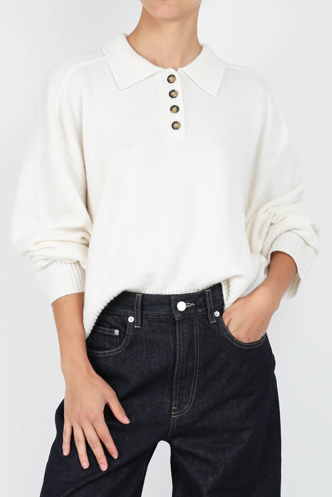 Polo Homere sweater in ivory