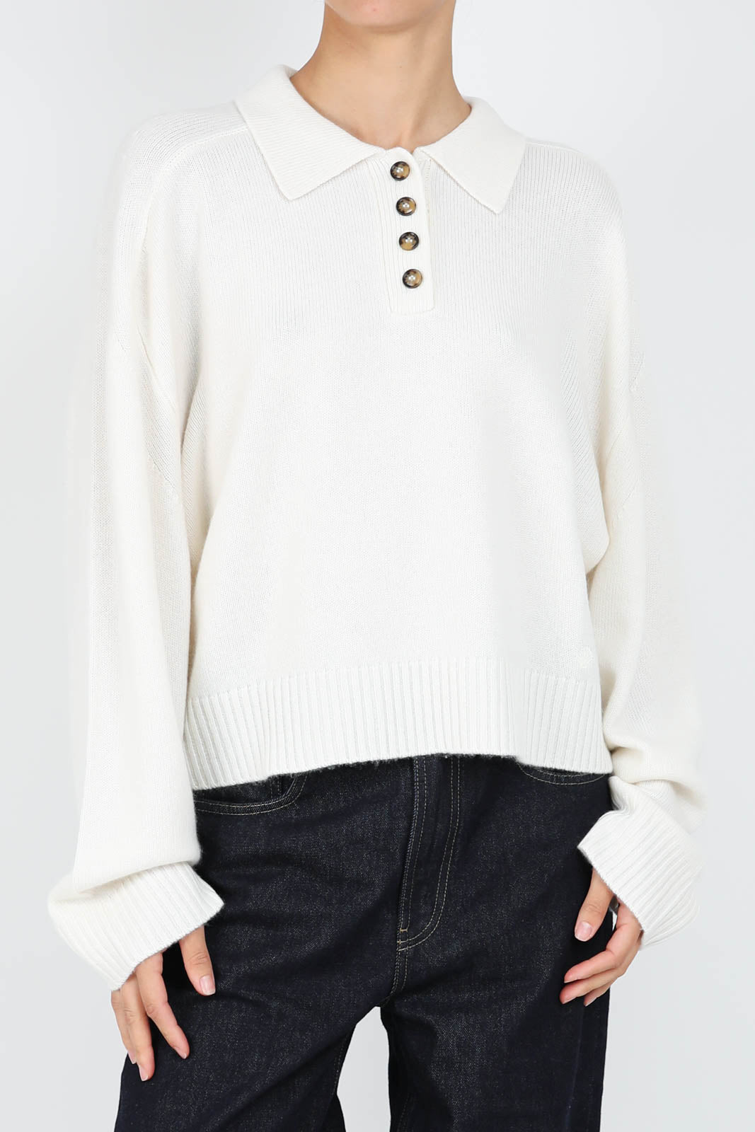 Polo Homere sweater in ivory