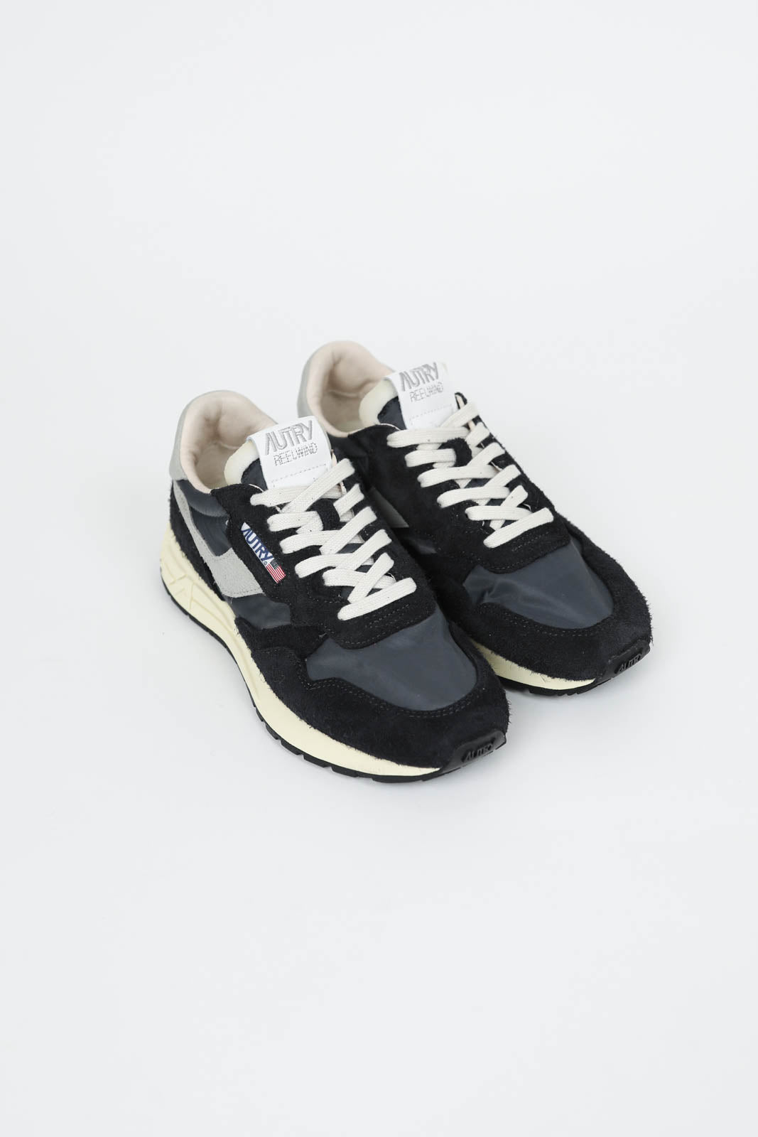 Sneaker Low Reelwind Nylon/Crack in Wht/Black