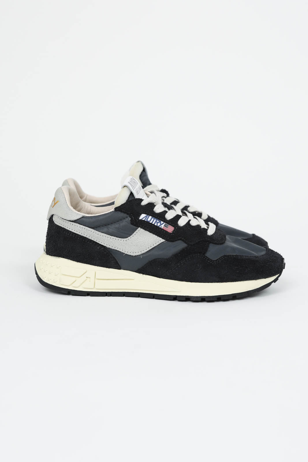 Sneaker Low Reelwind Nylon/Crack in Wht/Black