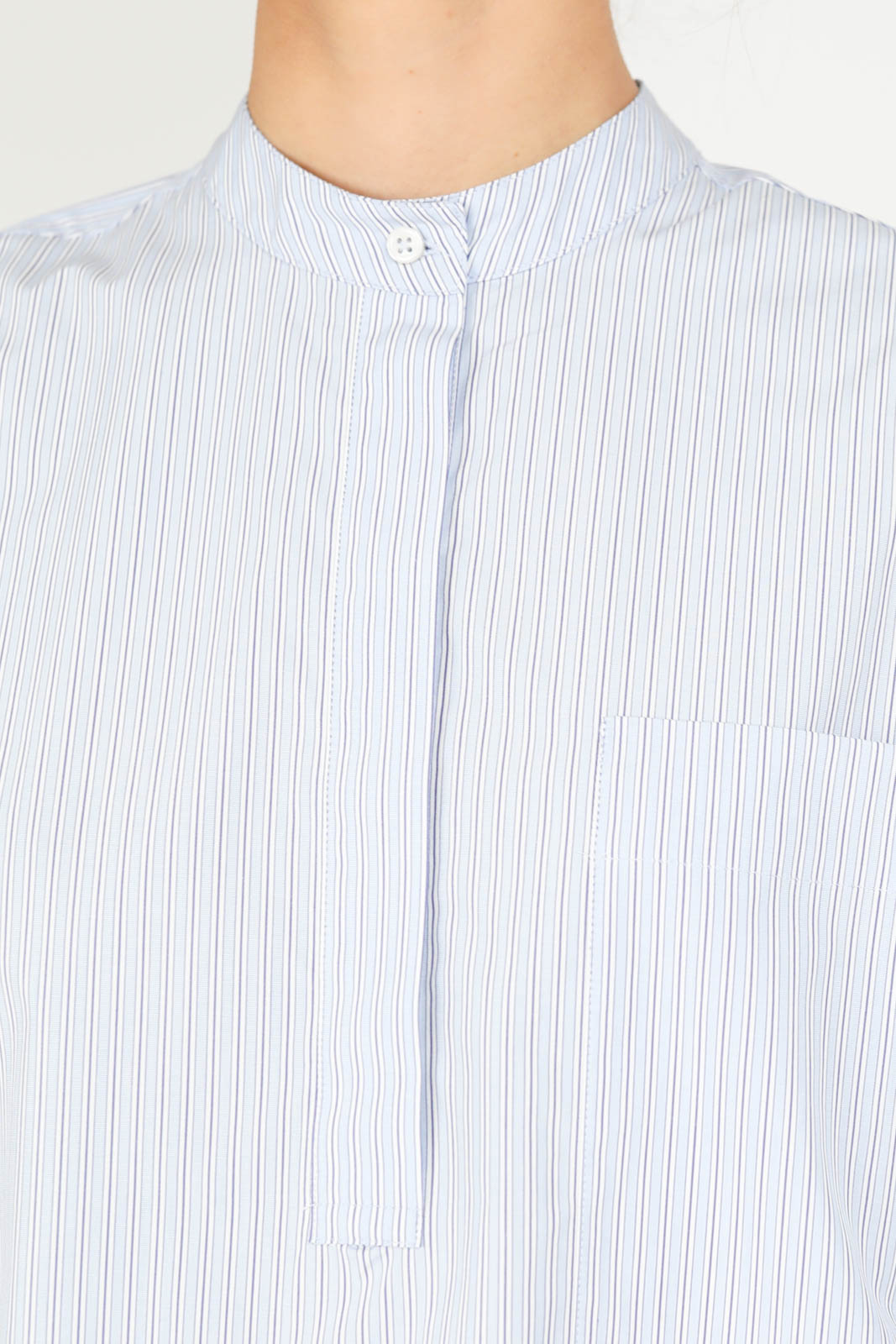 Atini blouse in blue stripes