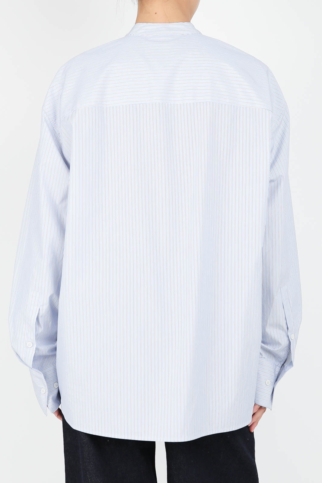 Atini blouse in blue stripes