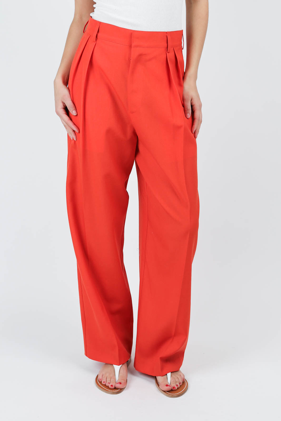 Trousers Houghton in Tomato